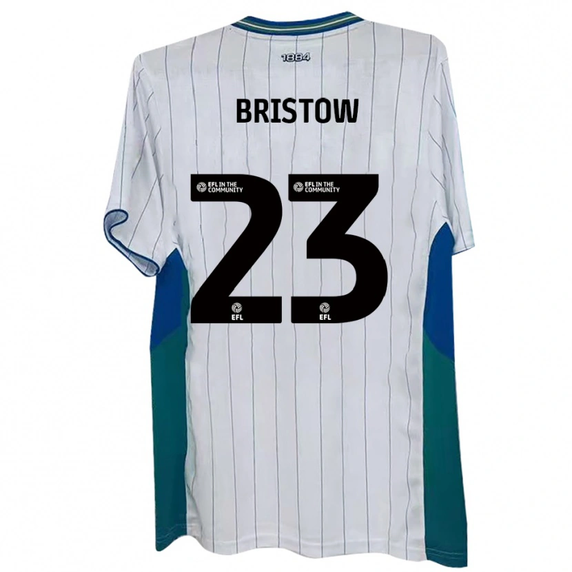 Danxen Kinder Ethan Bristow #23 Weiß Grün Blau Heimtrikot Trikot 2025/26 T-Shirt