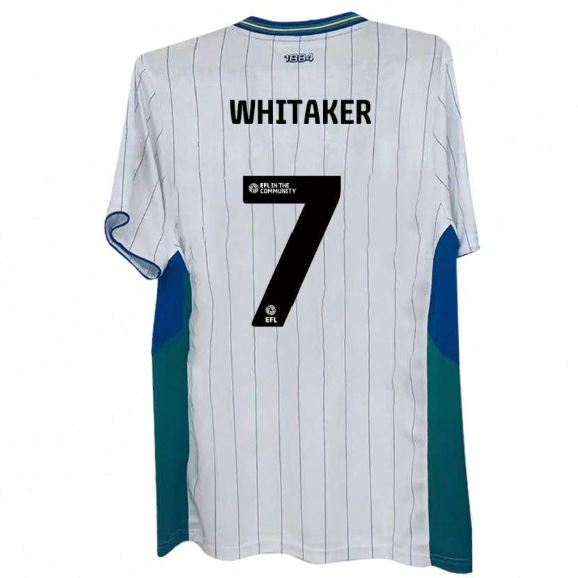Danxen Kinder Charlie Whitaker #7 Weiß Grün Blau Heimtrikot Trikot 2025/26 T-Shirt