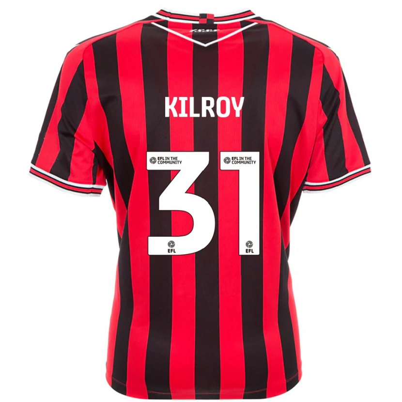 Danxen Kinder Jenson Kilroy #31 Rot Schwarz Heimtrikot Trikot 2025/26 T-Shirt