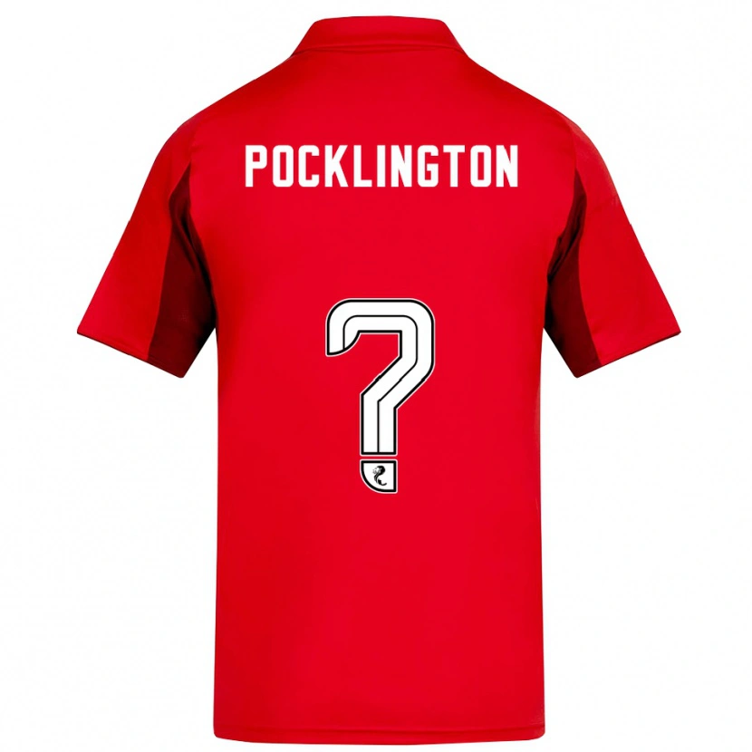 Danxen Kinder Max Pocklington #0 Rot Burgunderrot Heimtrikot Trikot 2025/26 T-Shirt