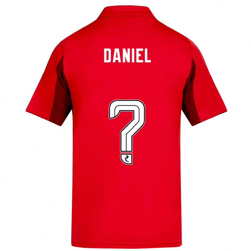 Danxen Kinder Holly Daniel #0 Rot Burgunderrot Heimtrikot Trikot 2025/26 T-Shirt