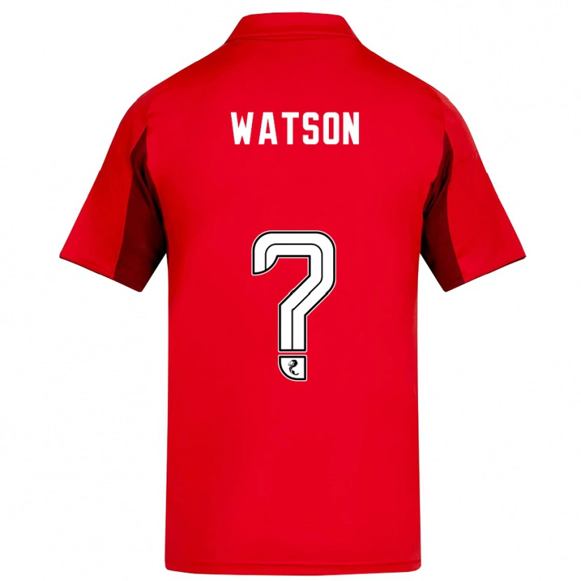 Danxen Kinder Kai Watson #0 Rot Burgunderrot Heimtrikot Trikot 2025/26 T-Shirt