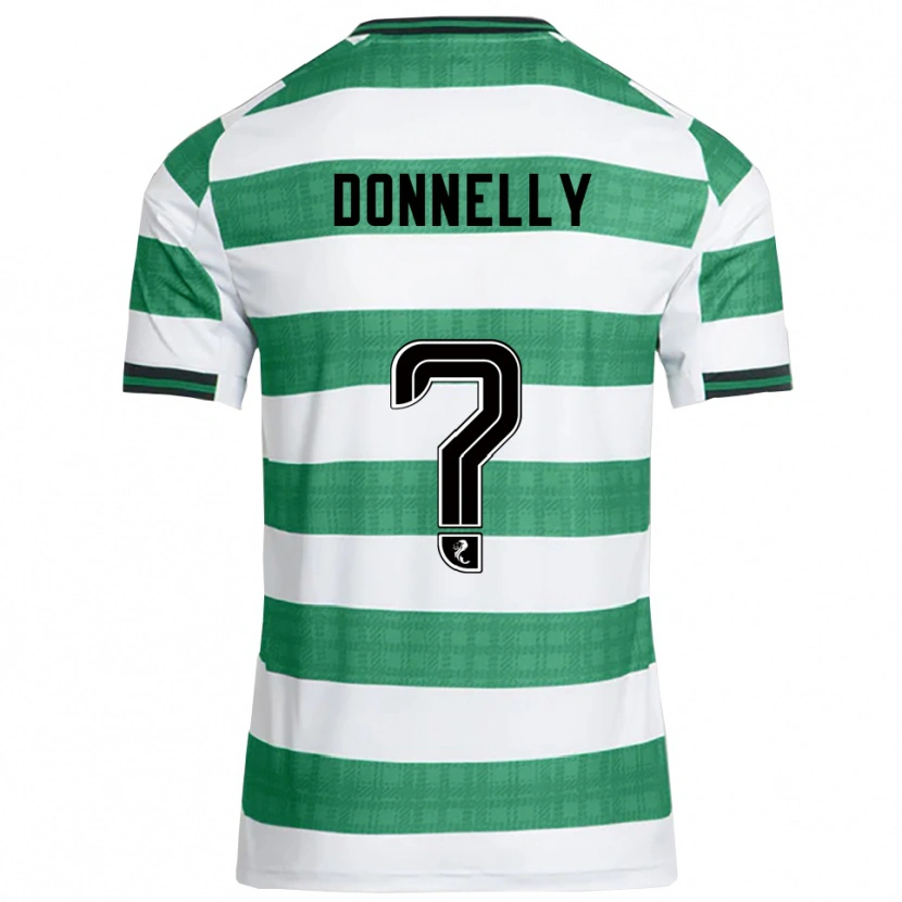 Danxen Kinder Jacob Donnelly #0 Grün Weiß Heimtrikot Trikot 2025/26 T-Shirt