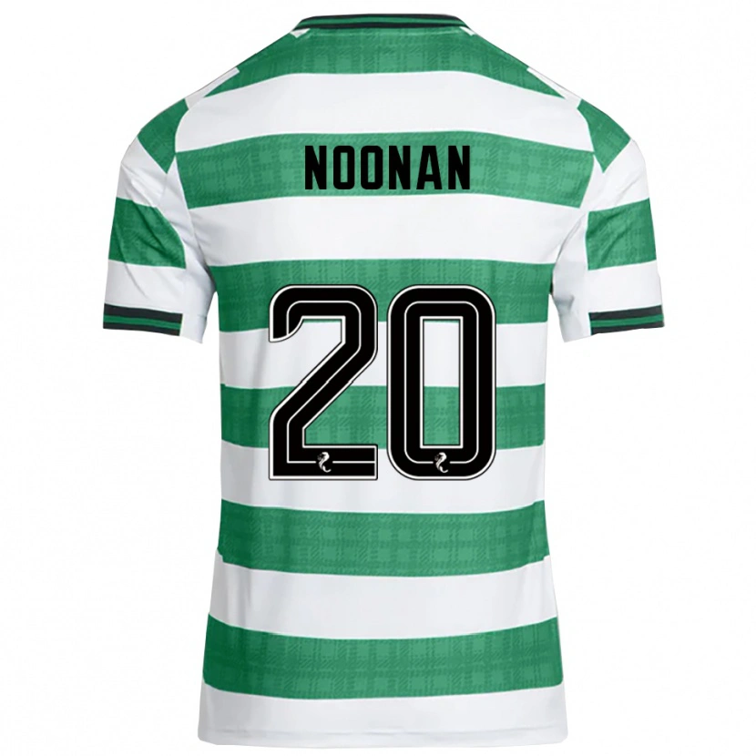 Danxen Kinder Saoirse Noonan #20 Grün Weiß Heimtrikot Trikot 2025/26 T-Shirt