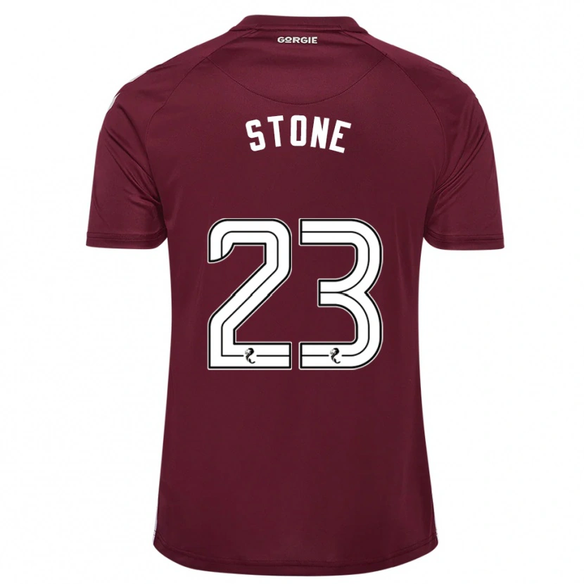 Danxen Kinder Harry Stone #23 Burgunderrot Weiß Heimtrikot Trikot 2025/26 T-Shirt