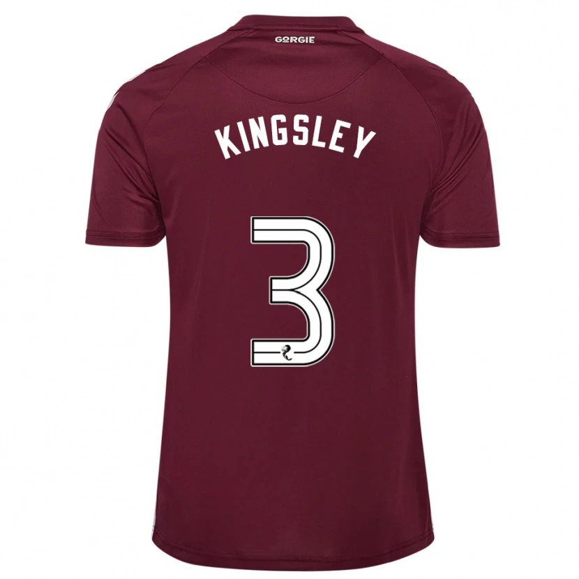 Danxen Kinder Stephen Kingsley #3 Burgunderrot Weiß Heimtrikot Trikot 2025/26 T-Shirt