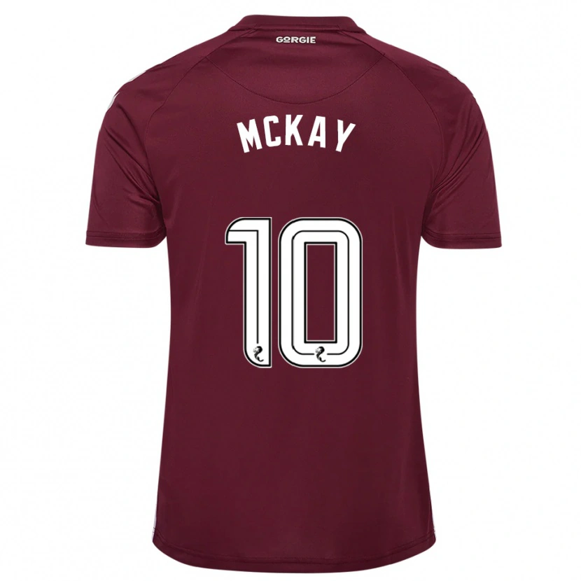 Danxen Kinder Barrie Mckay #10 Burgunderrot Weiß Heimtrikot Trikot 2025/26 T-Shirt