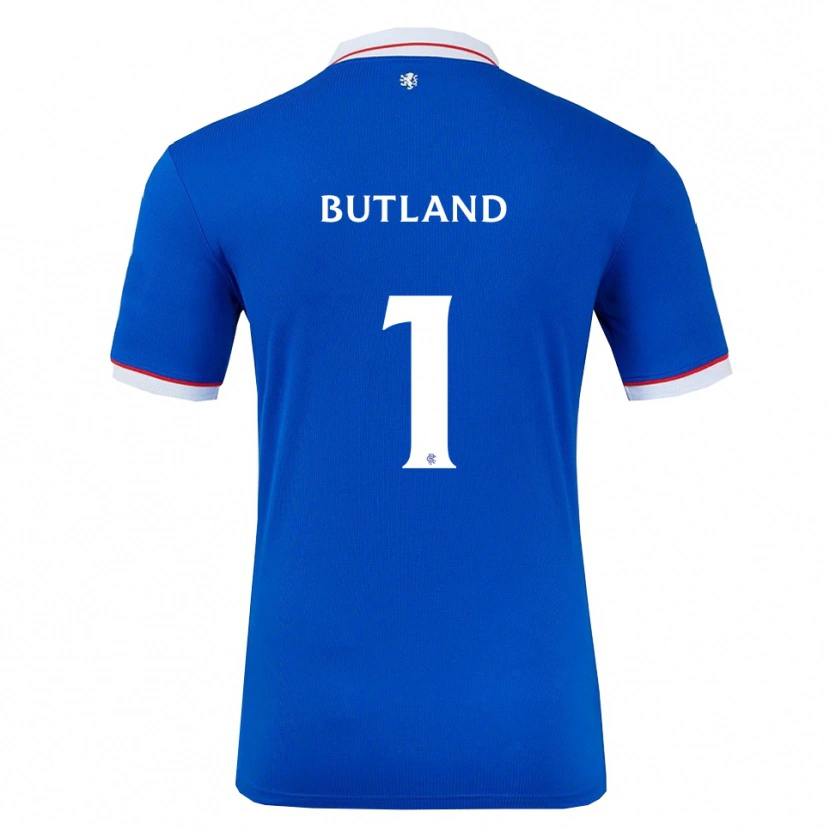 Danxen Kinder Jack Butland #1 Blau Weiß Heimtrikot Trikot 2025/26 T-Shirt