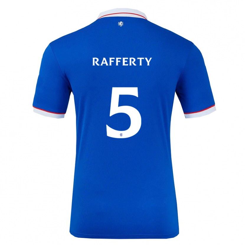 Danxen Kinder Laura Rafferty #5 Blau Weiß Heimtrikot Trikot 2025/26 T-Shirt
