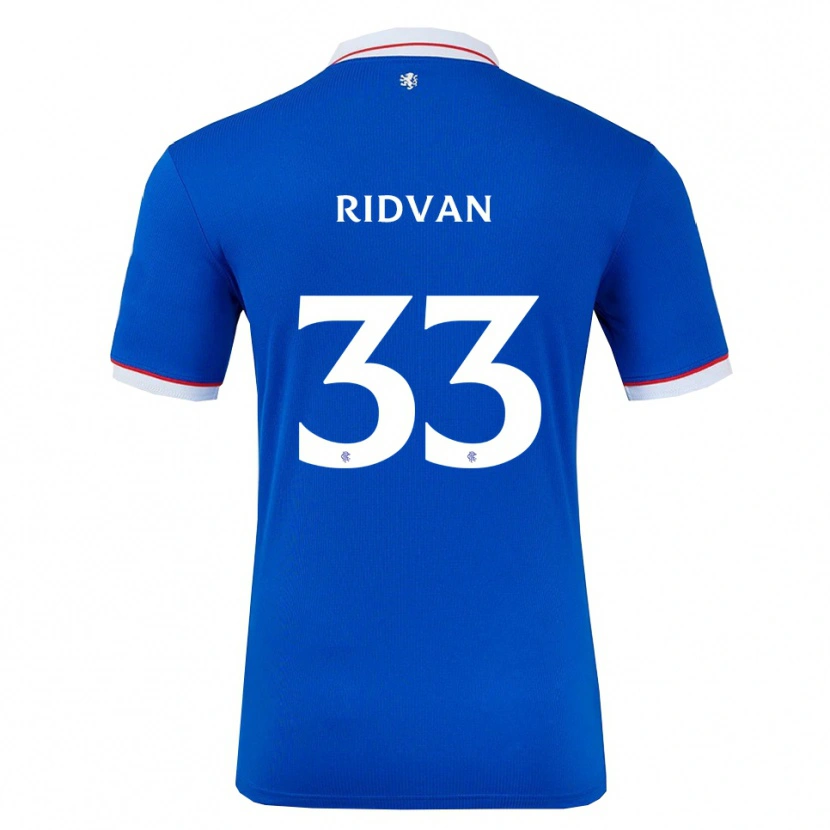 Danxen Kinder Rıdvan Yılmaz #33 Blau Weiß Heimtrikot Trikot 2025/26 T-Shirt