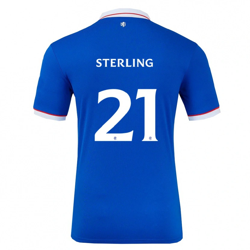 Danxen Kinder Dujon Sterling #21 Blau Weiß Heimtrikot Trikot 2025/26 T-Shirt