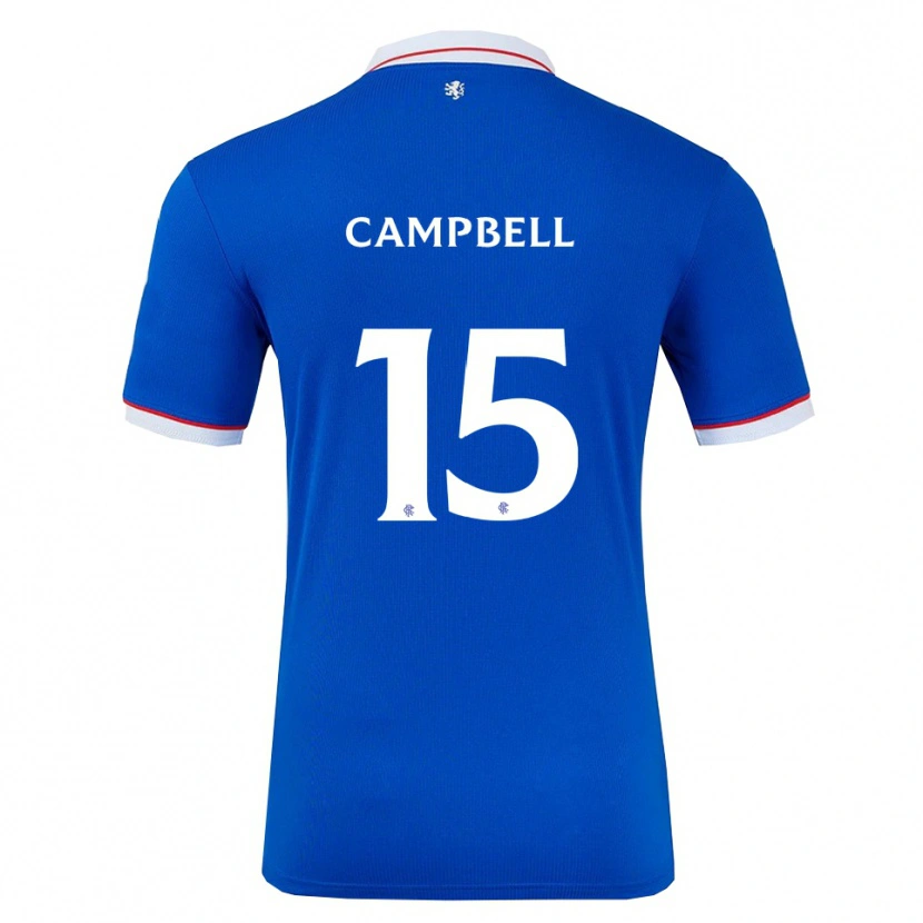 Danxen Kinder Connor Campbell #15 Blau Weiß Heimtrikot Trikot 2025/26 T-Shirt