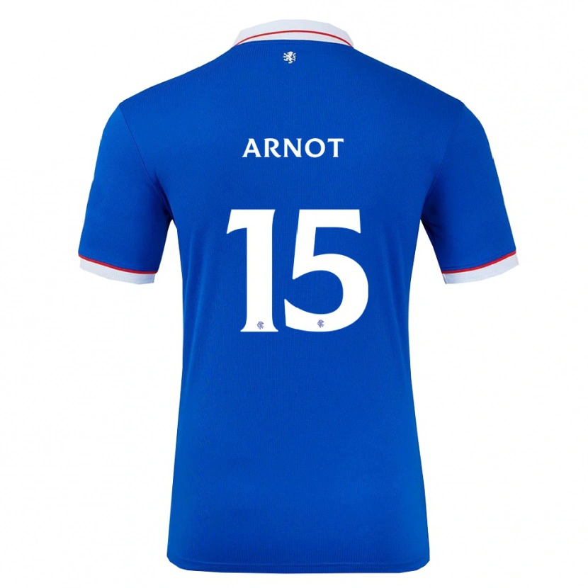 Danxen Kinder Lizzie Arnot #15 Blau Weiß Heimtrikot Trikot 2025/26 T-Shirt