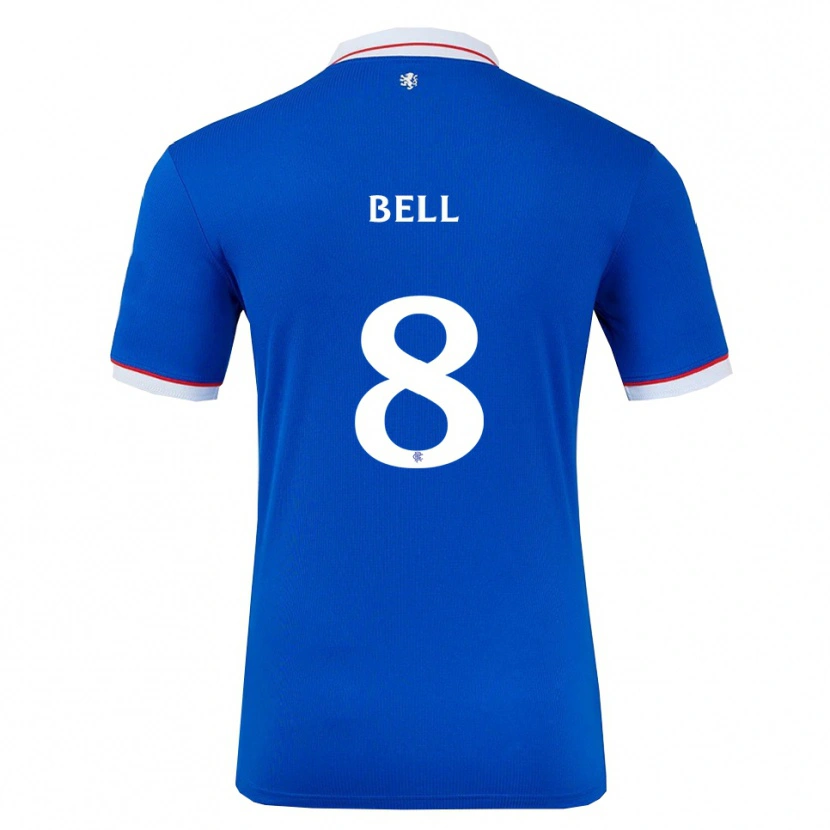 Danxen Kinder Cameron Bell #8 Blau Weiß Heimtrikot Trikot 2025/26 T-Shirt