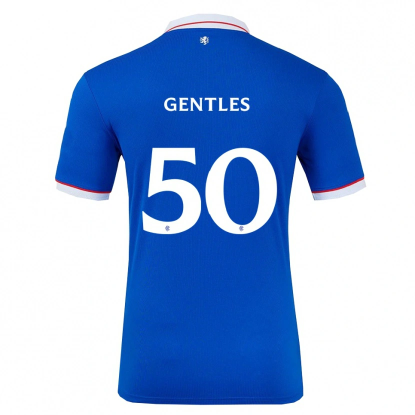 Danxen Kinder Josh Gentles #50 Blau Weiß Heimtrikot Trikot 2025/26 T-Shirt