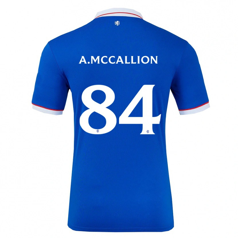 Danxen Kinder Aiden Mccallion #84 Blau Weiß Heimtrikot Trikot 2025/26 T-Shirt
