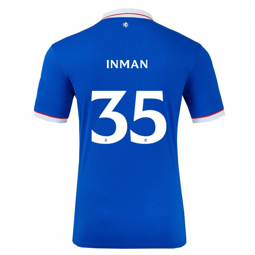 Danxen Kinder Lucy Inman #35 Blau Weiß Heimtrikot Trikot 2025/26 T-Shirt