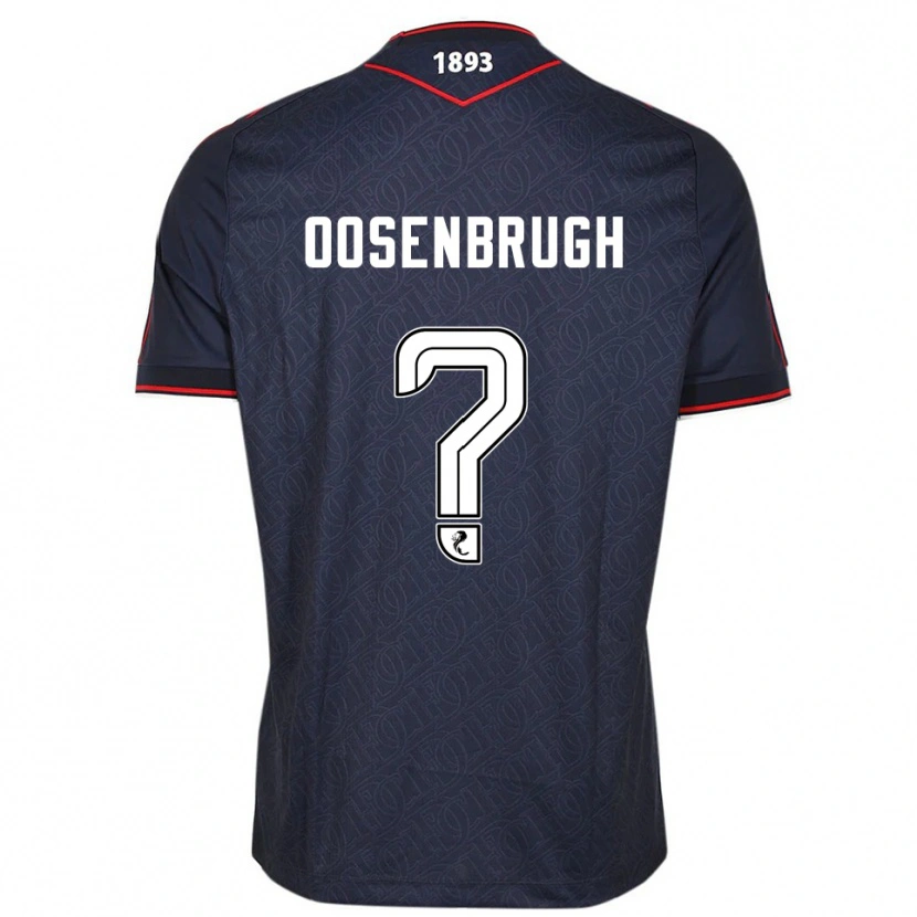 Danxen Kinder Charley Oosenbrugh #0 Marine Weiß Heimtrikot Trikot 2025/26 T-Shirt