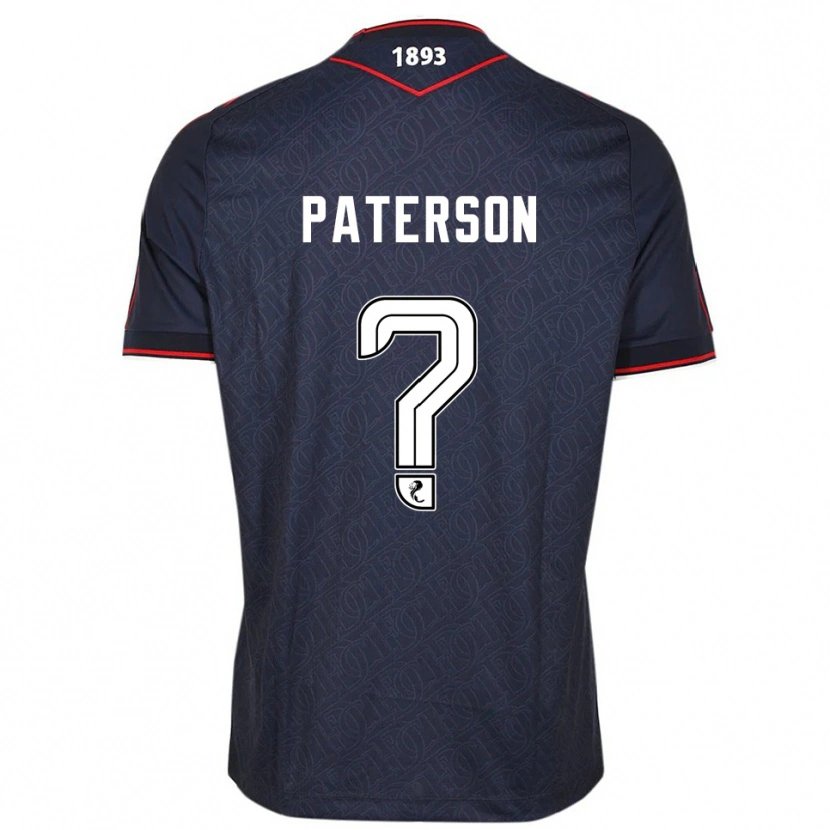 Danxen Kinder Sonny Paterson #0 Marine Weiß Heimtrikot Trikot 2025/26 T-Shirt