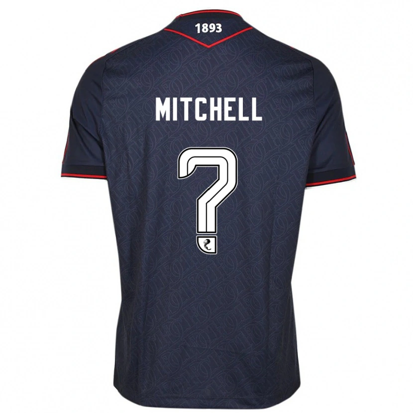 Danxen Kinder Josh Mitchell #0 Marine Weiß Heimtrikot Trikot 2025/26 T-Shirt