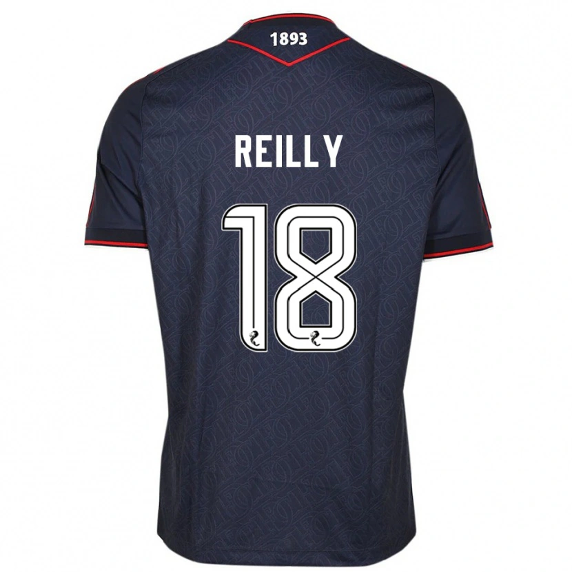 Danxen Kinder Charlie Reilly #18 Marine Weiß Heimtrikot Trikot 2025/26 T-Shirt