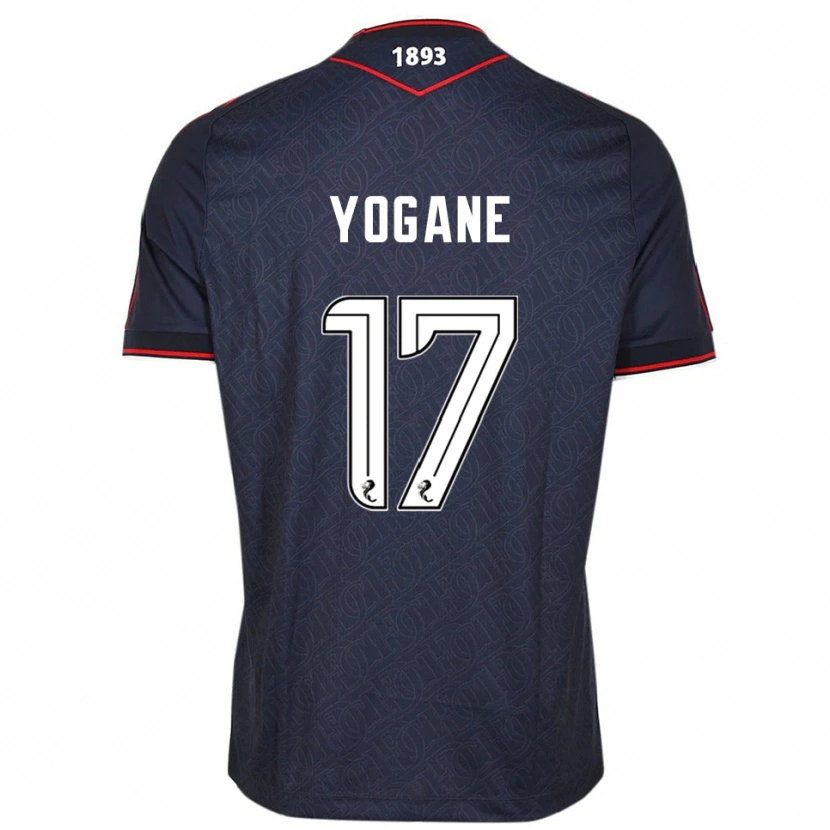 Danxen Kinder Tony Yogane #17 Marine Weiß Heimtrikot Trikot 2025/26 T-Shirt