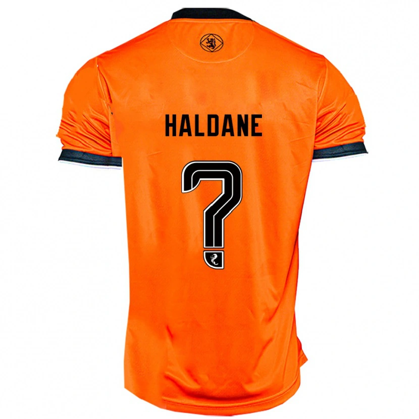 Danxen Kinder Lewis Haldane #0 Orange Schwarz Heimtrikot Trikot 2025/26 T-Shirt