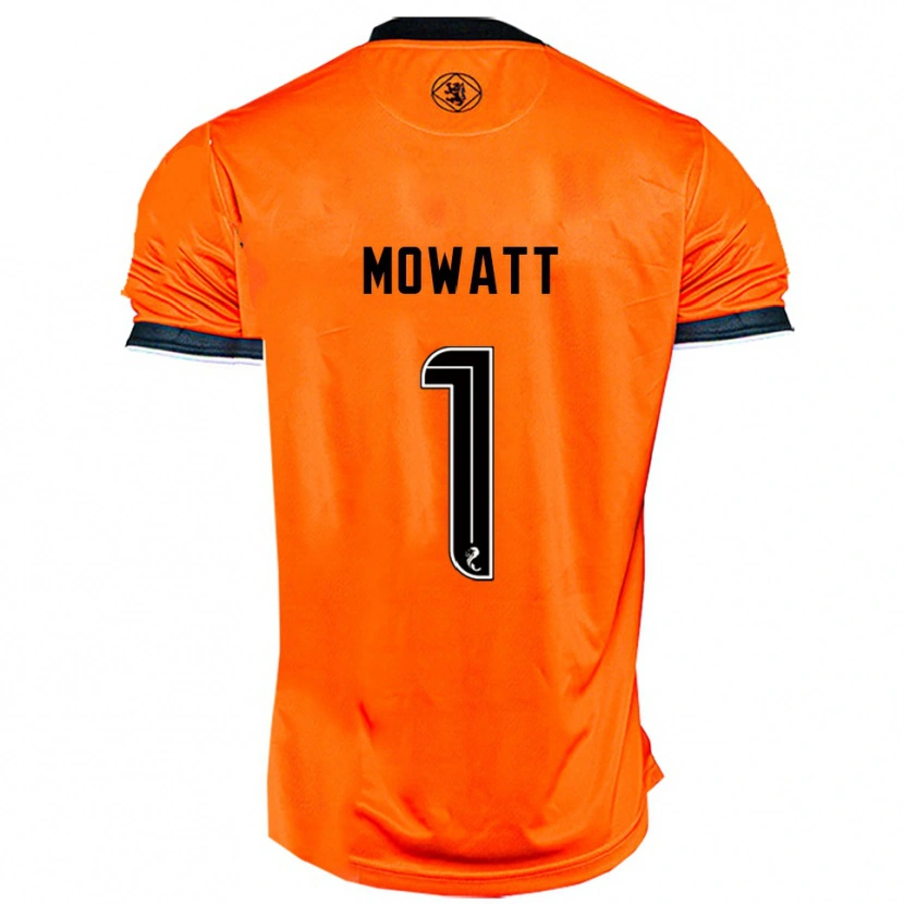 Danxen Kinder Beth Mowatt #1 Orange Schwarz Heimtrikot Trikot 2025/26 T-Shirt