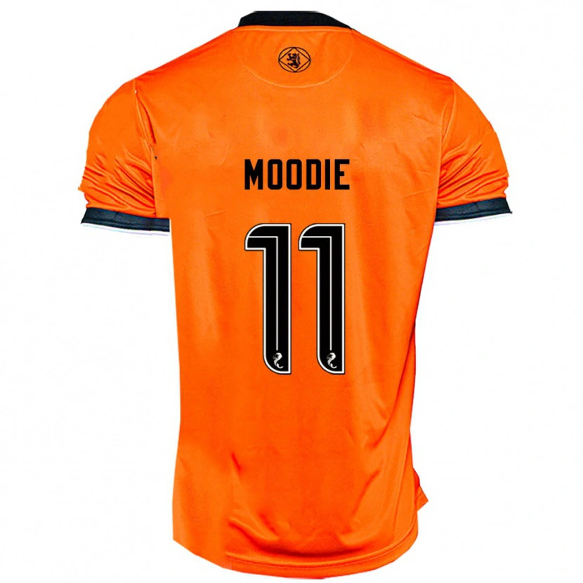 Danxen Kinder Alix Moodie #11 Orange Schwarz Heimtrikot Trikot 2025/26 T-Shirt