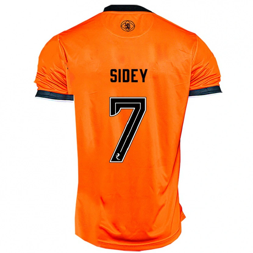 Danxen Kinder Leah Sidey #7 Orange Schwarz Heimtrikot Trikot 2025/26 T-Shirt