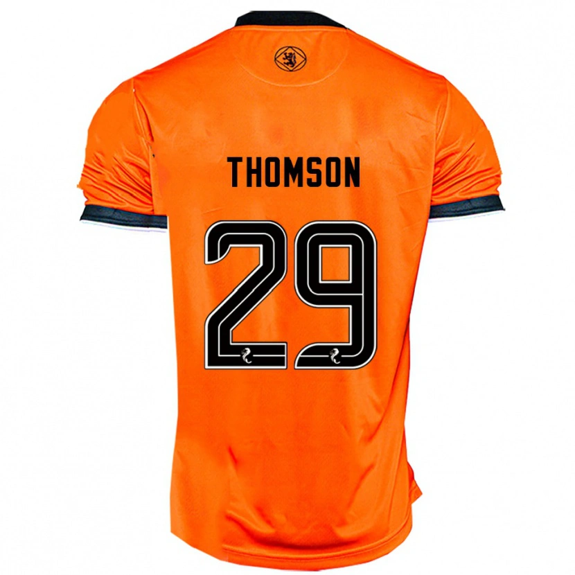 Danxen Kinder Miller Thomson #29 Orange Schwarz Heimtrikot Trikot 2025/26 T-Shirt
