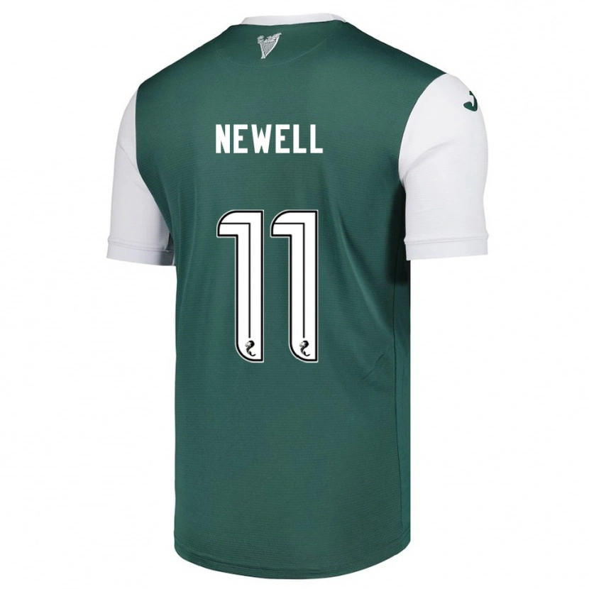 Danxen Kinder Joe Newell #11 Grün Weiß Heimtrikot Trikot 2025/26 T-Shirt