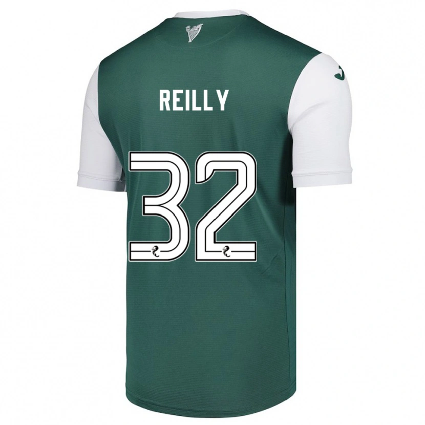 Danxen Kinder Kirsten Reilly #32 Grün Weiß Heimtrikot Trikot 2025/26 T-Shirt