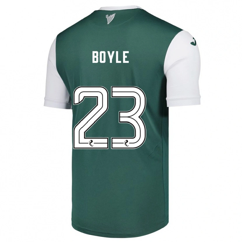 Danxen Kinder Rachael Boyle #23 Grün Weiß Heimtrikot Trikot 2025/26 T-Shirt