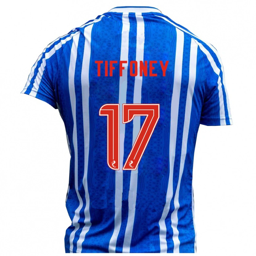 Danxen Kinder Scott Tiffoney #17 Blau Weiß Heimtrikot Trikot 2025/26 T-Shirt
