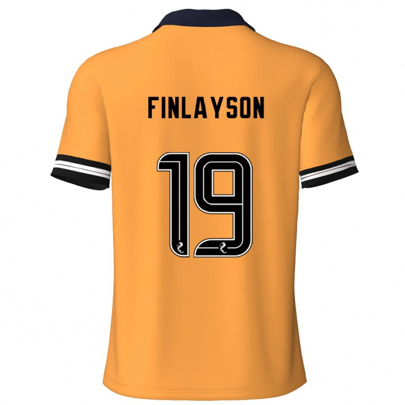 Danxen Kinder Danny Finlayson #19 Gelb Schwarz Heimtrikot Trikot 2025/26 T-Shirt