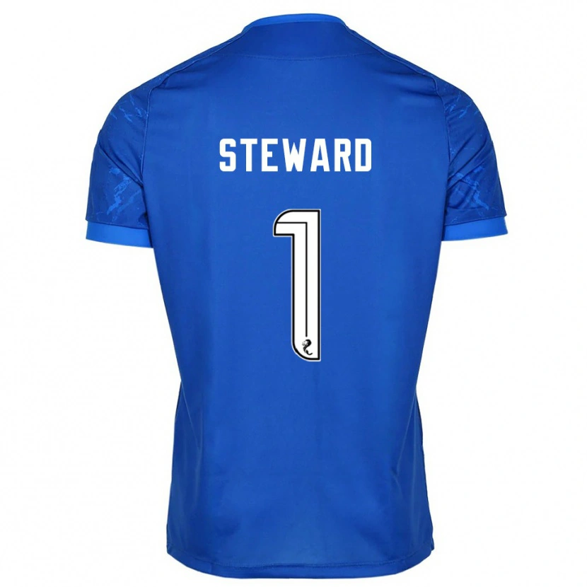 Danxen Kinder Toby Steward #1 Blau Weiß Heimtrikot Trikot 2025/26 T-Shirt