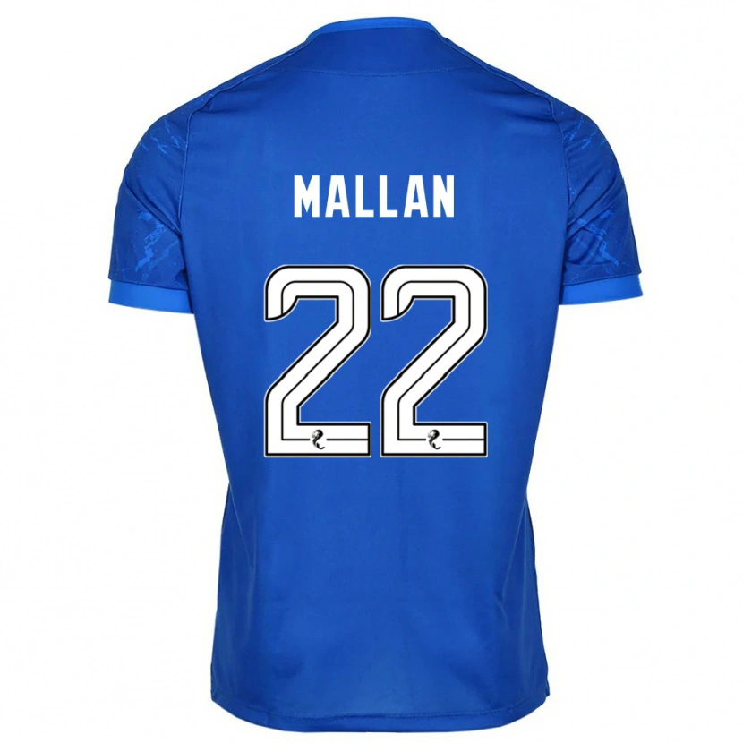 Danxen Kinder Stevie Mallan #22 Blau Weiß Heimtrikot Trikot 2025/26 T-Shirt