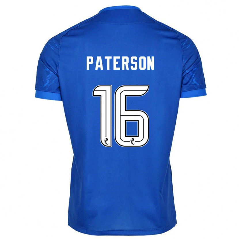 Danxen Kinder Megan Paterson #16 Blau Weiß Heimtrikot Trikot 2025/26 T-Shirt