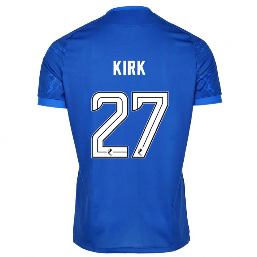Danxen Kinder Makenzie Kirk #27 Blau Weiß Heimtrikot Trikot 2025/26 T-Shirt