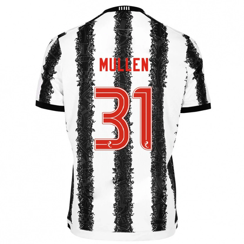 Danxen Kinder Ryan Mullen #31 Weiß Schwarz Heimtrikot Trikot 2025/26 T-Shirt