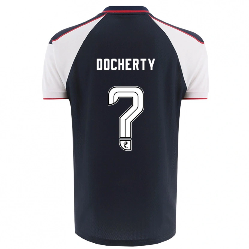 Danxen Kinder Rachel Docherty #0 Marine Weiß Heimtrikot Trikot 2025/26 T-Shirt