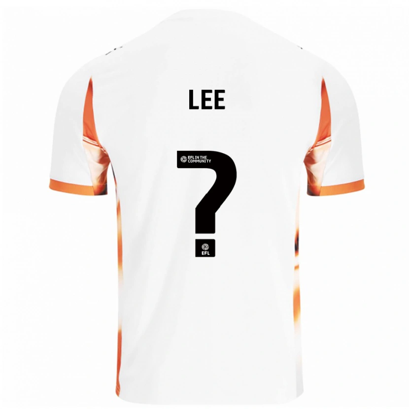 Danxen Kinder Samantha Lee #0 Weiß Orange Schwarz Auswärtstrikot Trikot 2025/26 T-Shirt