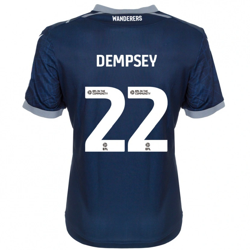 Danxen Kinder Kyle Dempsey #22 Marine Grau Auswärtstrikot Trikot 2025/26 T-Shirt