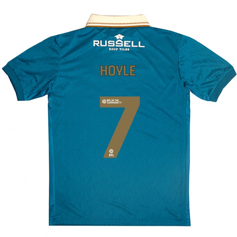 Danxen Kinder Farrah Hoyle #7 Himmelblau Weiß Auswärtstrikot Trikot 2025/26 T-Shirt