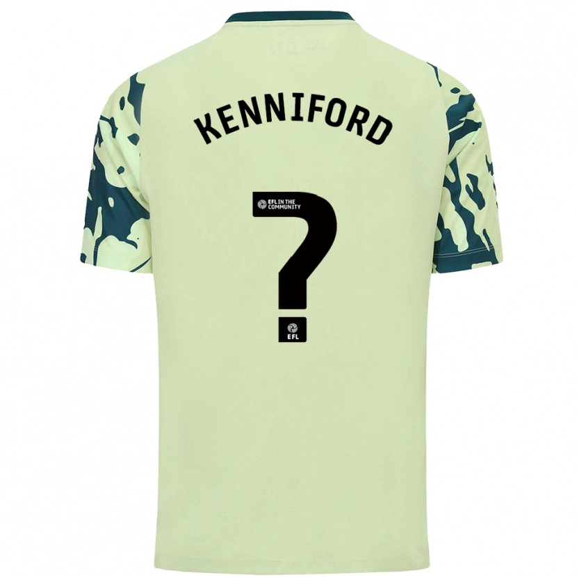 Danxen Kinder Kyle Kenniford #0 Dunkelgrün Auswärtstrikot Trikot 2025/26 T-Shirt