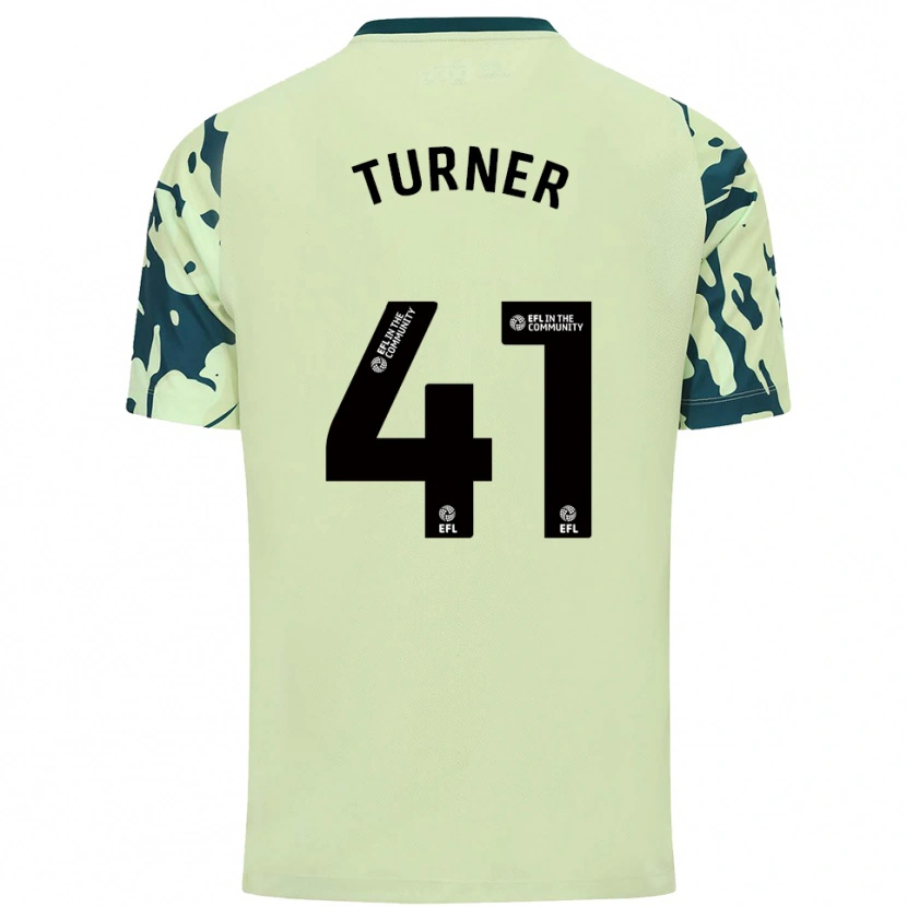 Danxen Kinder Matthew Turner #41 Dunkelgrün Auswärtstrikot Trikot 2025/26 T-Shirt