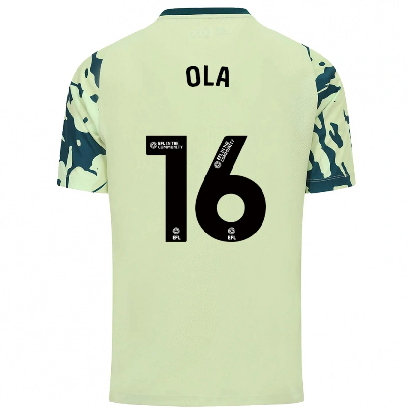Danxen Kinder Daniel Ola #16 Dunkelgrün Auswärtstrikot Trikot 2025/26 T-Shirt