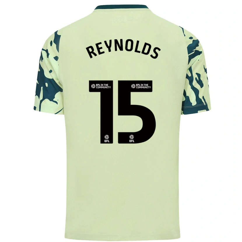 Danxen Kinder Oliver Reynolds #15 Dunkelgrün Auswärtstrikot Trikot 2025/26 T-Shirt