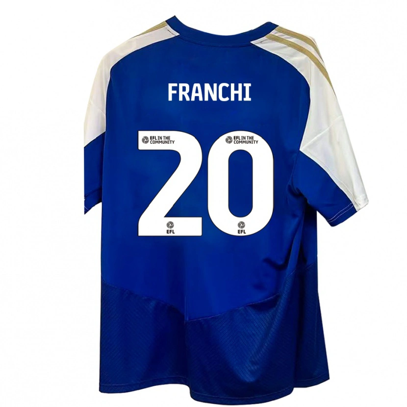 Danxen Kinder Matilda Franchi #20 Blau Weiß Gold Auswärtstrikot Trikot 2025/26 T-Shirt